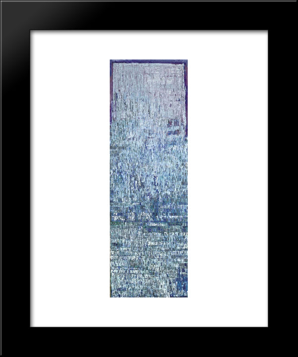 Liberte 20x24 Black Modern Wood Framed Art Print Poster by Vieira da Silva, Maria Helena