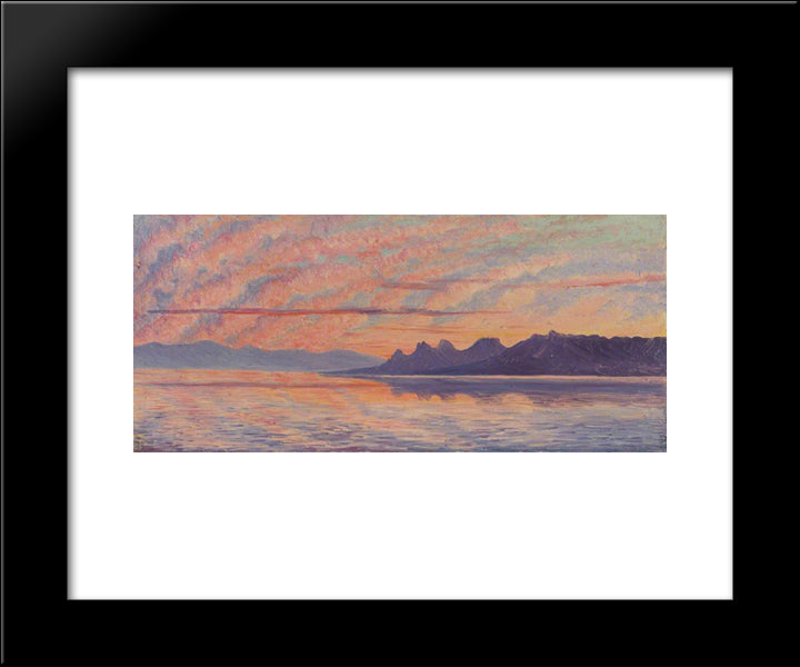 Near Suez, Red Sea 20x24 Black Modern Wood Framed Art Print Poster by North, Marianne