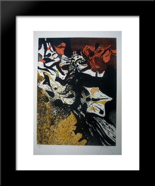 Automne 20x24 Black Modern Wood Framed Art Print Poster by Prassinos, Mario