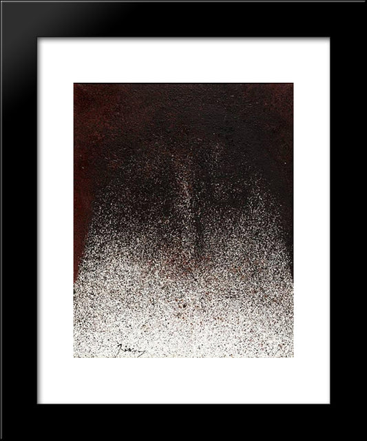 Peretextat No2 20x24 Black Modern Wood Framed Art Print Poster by Prassinos, Mario