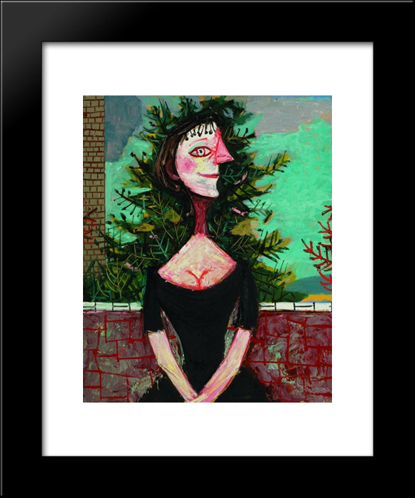 Untitled 20x24 Black Modern Wood Framed Art Print Poster by Prassinos, Mario