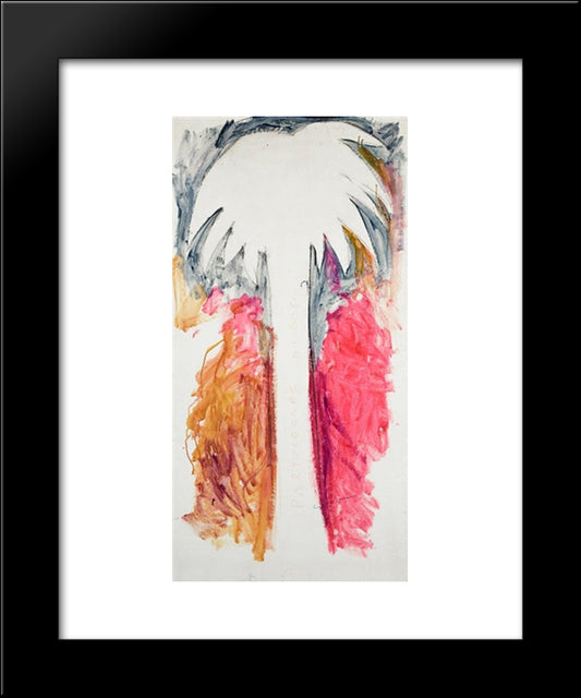 Detail Of Oasis 20x24 Black Modern Wood Framed Art Print Poster by Schifano, Mario