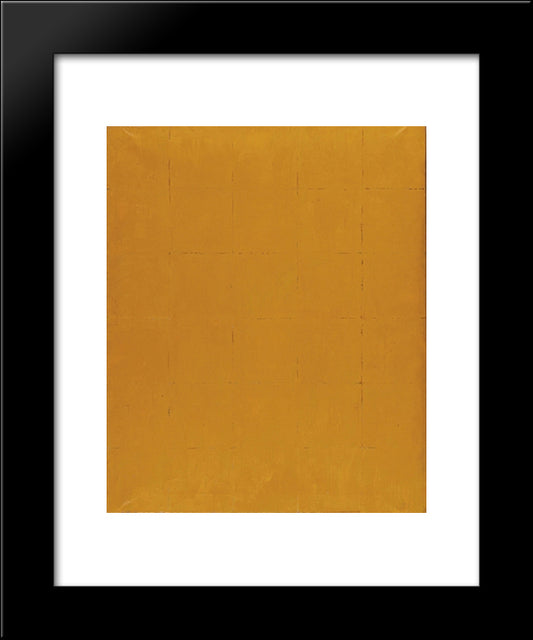 Solare 20x24 Black Modern Wood Framed Art Print Poster by Schifano, Mario