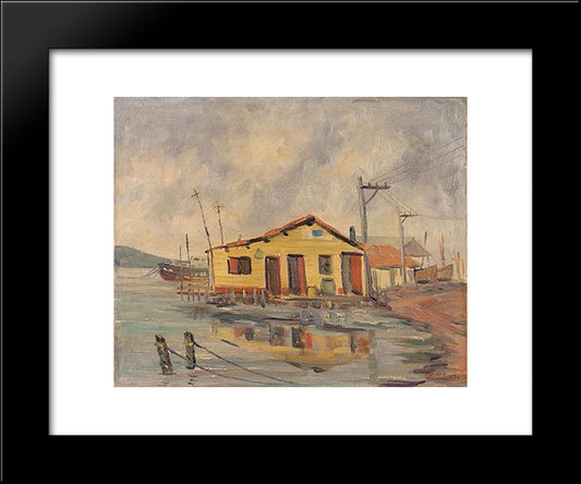 Beira - Mar 20x24 Black Modern Wood Framed Art Print Poster by Zanini, Mario