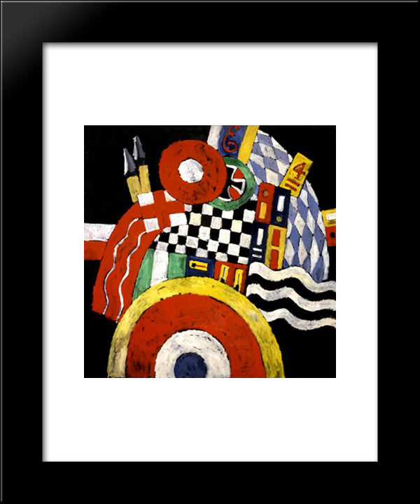 E 20x24 Black Modern Wood Framed Art Print Poster by Hartley, Marsden