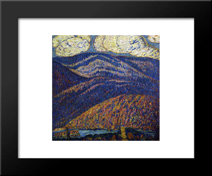 Hall Of The Mountain King 20x24 Black Modern Wood Framed Art Print Poster by Hartley, Marsden