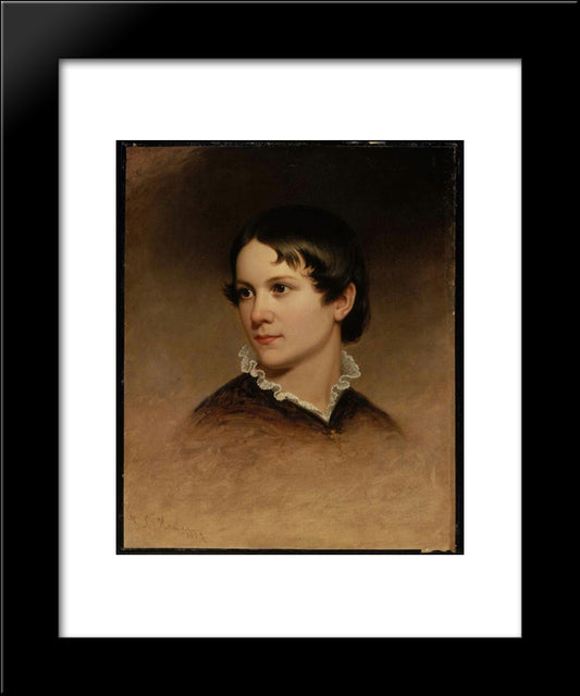 Mary Rebecca Clark 20x24 Black Modern Wood Framed Art Print Poster by Heade, Martin Johnson