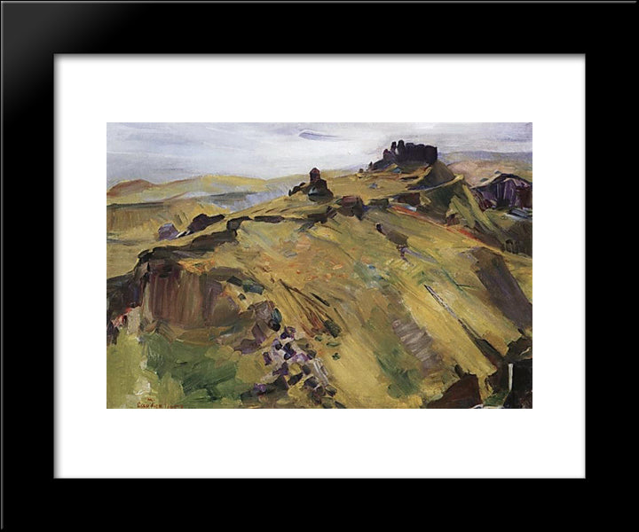 Amberd 20x24 Black Modern Wood Framed Art Print Poster by Saryan, Martiros