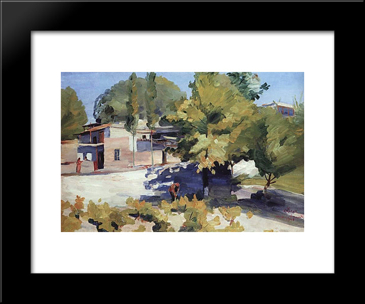April 20x24 Black Modern Wood Framed Art Print Poster by Saryan, Martiros