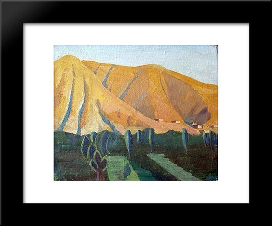 Gohtan (Tanakert) 20x24 Black Modern Wood Framed Art Print Poster by Saryan, Martiros