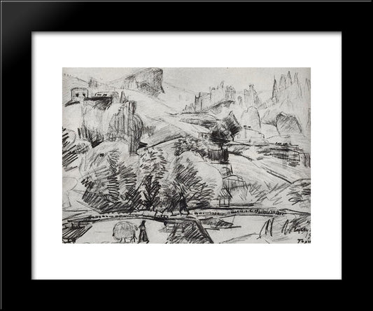 Goris 20x24 Black Modern Wood Framed Art Print Poster by Saryan, Martiros