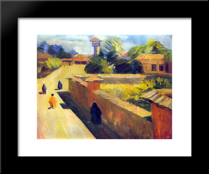 In Barfursh. Persia. 20x24 Black Modern Wood Framed Art Print Poster by Saryan, Martiros
