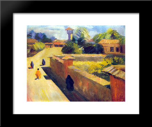 In Barfursh. Persia. 20x24 Black Modern Wood Framed Art Print Poster by Saryan, Martiros
