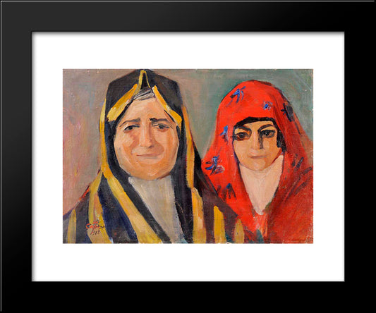Jewish Ladies In Persia 20x24 Black Modern Wood Framed Art Print Poster by Saryan, Martiros