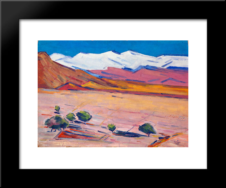 Landscape 20x24 Black Modern Wood Framed Art Print Poster by Saryan, Martiros