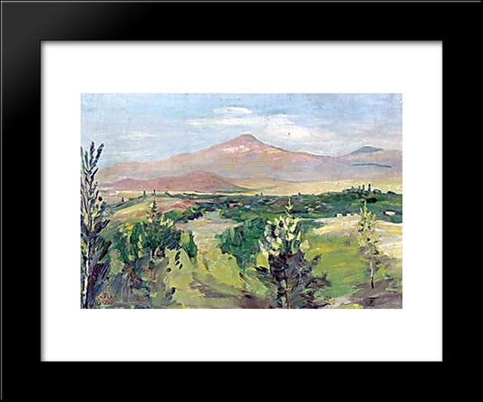 October Day 20x24 Black Modern Wood Framed Art Print Poster by Saryan, Martiros