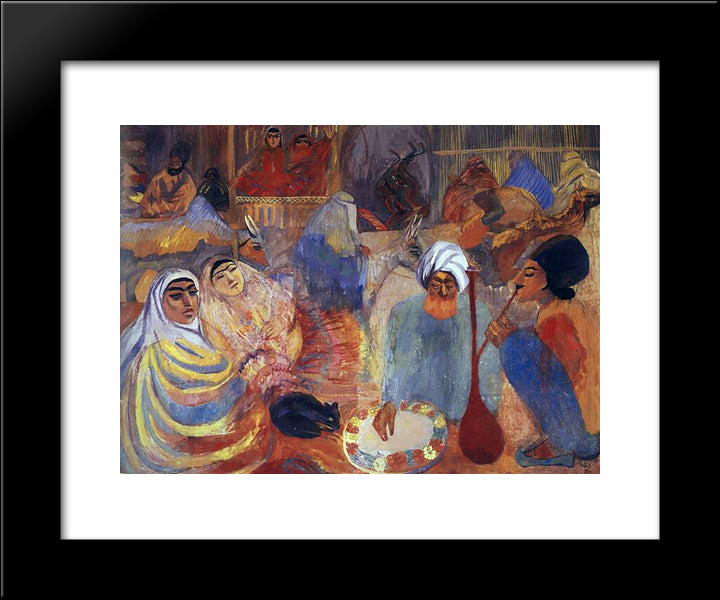 Persia 20x24 Black Modern Wood Framed Art Print Poster by Saryan, Martiros