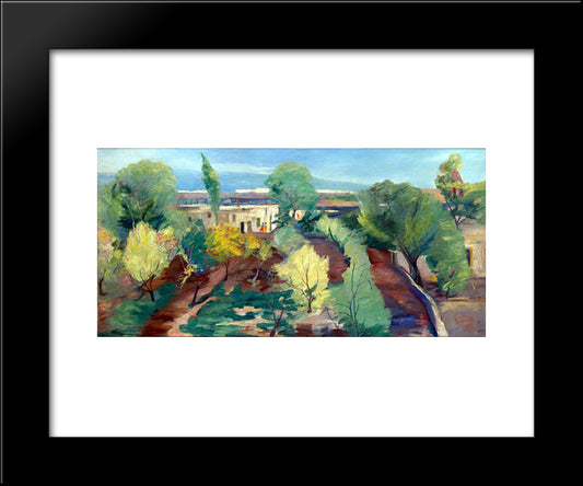 Rain In Early May 20x24 Black Modern Wood Framed Art Print Poster by Saryan, Martiros