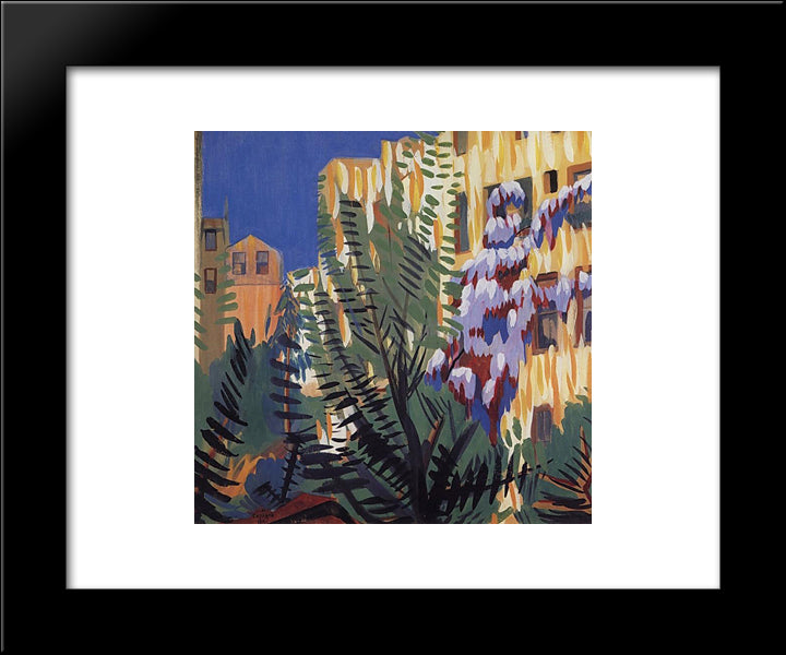 Wisteria 20x24 Black Modern Wood Framed Art Print Poster by Saryan, Martiros