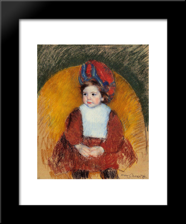 Margot 20x24 Black Modern Wood Framed Art Print Poster by Cassatt, Mary