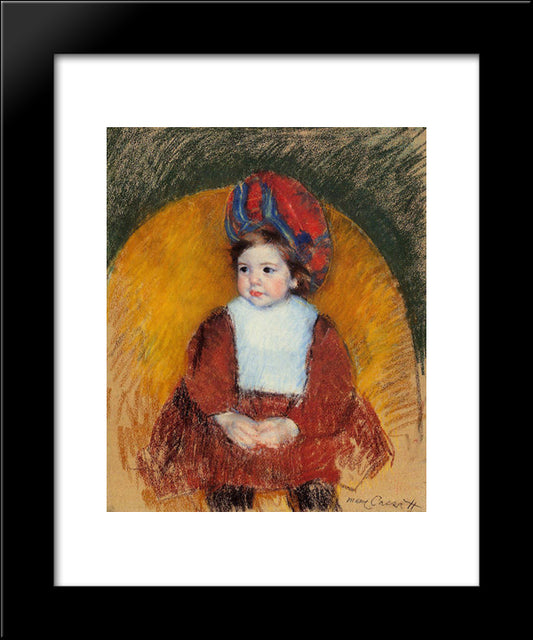Margot 20x24 Black Modern Wood Framed Art Print Poster by Cassatt, Mary