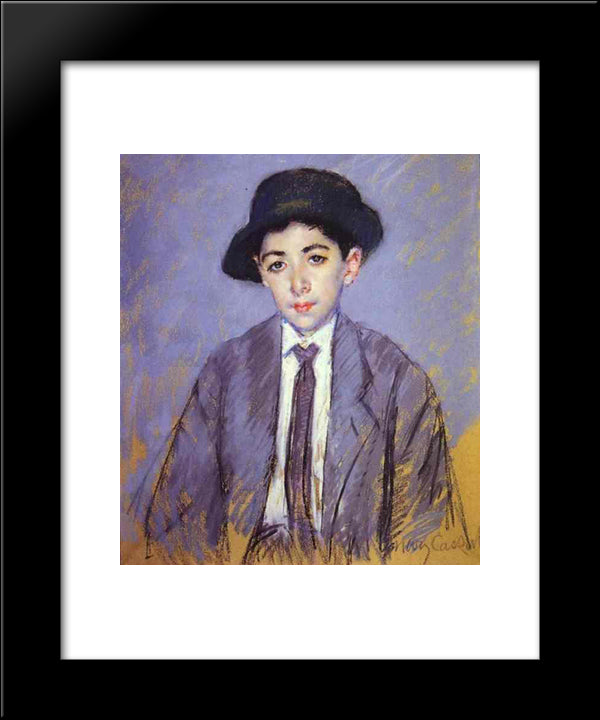 Portrait Of Charles Dikran Kelekian 20x24 Black Modern Wood Framed Art Print Poster by Cassatt, Mary