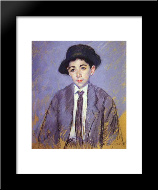 Portrait Of Charles Dikran Kelekian 20x24 Black Modern Wood Framed Art Print Poster by Cassatt, Mary