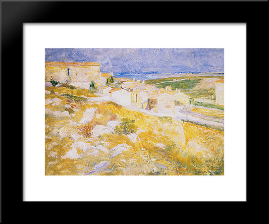 Springtime At The Sea 20x24 Black Modern Wood Framed Art Print Poster by Sternen, Matej