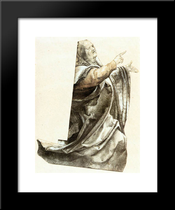 Complaining Pharisee 20x24 Black Modern Wood Framed Art Print Poster by Grunewald, Matthias