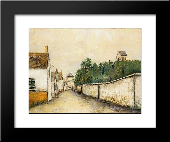Landscape 20x24 Black Modern Wood Framed Art Print Poster by Utrillo, Maurice