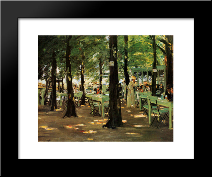 Restaurant De Oude Vink 20x24 Black Modern Wood Framed Art Print Poster by Liebermann, Max