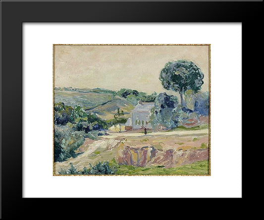 At Sunrise In A Valley, Brittany 20x24 Black Modern Wood Framed Art Print Poster by Maufra, Maxime