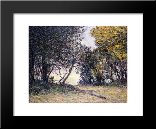 Beg-Miel, Bay Of Cocarneau 20x24 Black Modern Wood Framed Art Print Poster by Maufra, Maxime