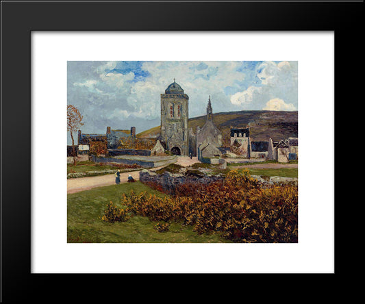 Breton Landscape 20x24 Black Modern Wood Framed Art Print Poster by Maufra, Maxime