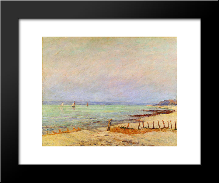 Dusk 20x24 Black Modern Wood Framed Art Print Poster by Maufra, Maxime