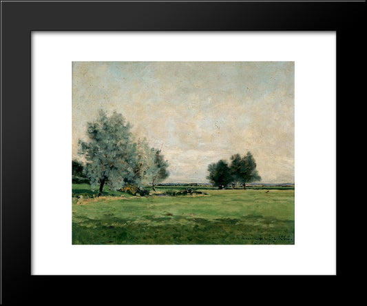 Meadow 20x24 Black Modern Wood Framed Art Print Poster by Maufra, Maxime