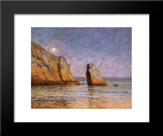 Moonrise 20x24 Black Modern Wood Framed Art Print Poster by Maufra, Maxime