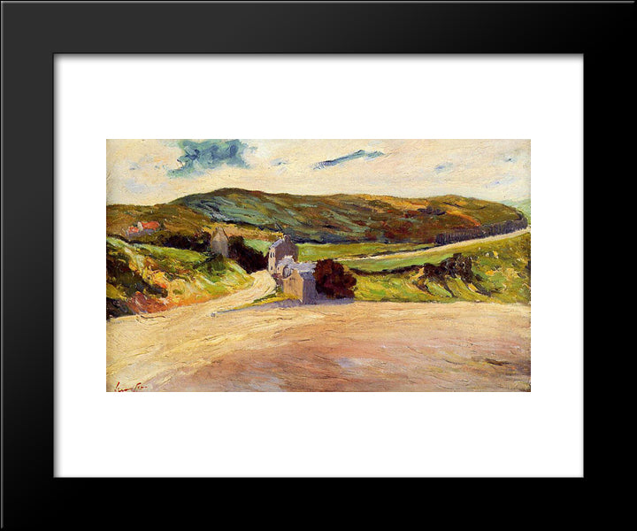 Saint-Jean-Du-Doigt 20x24 Black Modern Wood Framed Art Print Poster by Maufra, Maxime