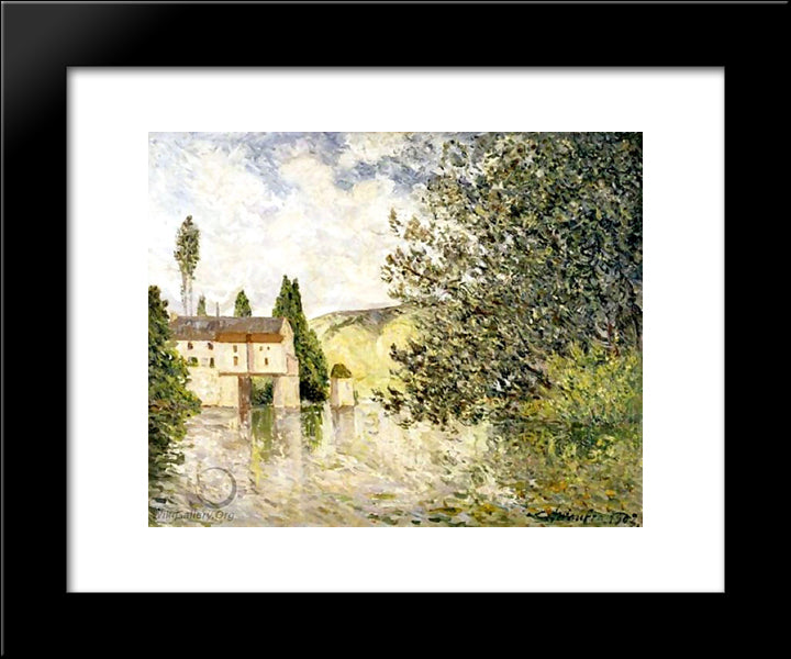 The Old Mill, The Andelys 20x24 Black Modern Wood Framed Art Print Poster by Maufra, Maxime