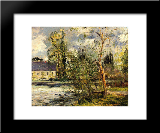 The Ponce Paper Factory On The Edge Of The Sathe Woods 20x24 Black Modern Wood Framed Art Print Poster by Maufra, Maxime