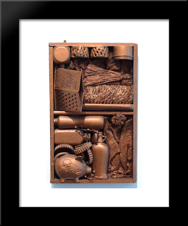 Pig 20x24 Black Modern Wood Framed Art Print Poster by Wilson, May