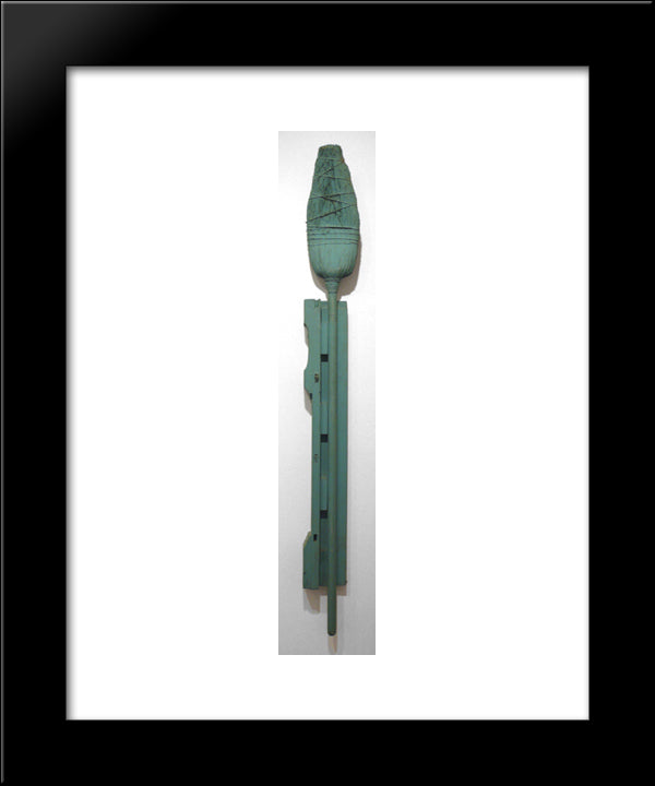 Untitled (Broom) 20x24 Black Modern Wood Framed Art Print Poster by Wilson, May