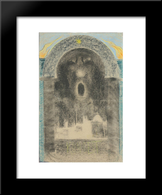 Consert 20x24 Black Modern Wood Framed Art Print Poster by Ciurlionis, Mikalojus