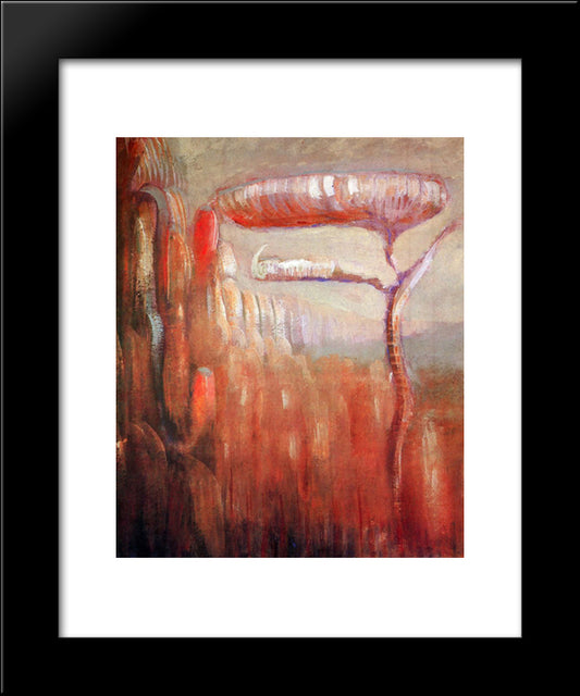 Creation Of The World Vii 20x24 Black Modern Wood Framed Art Print Poster by Ciurlionis, Mikalojus