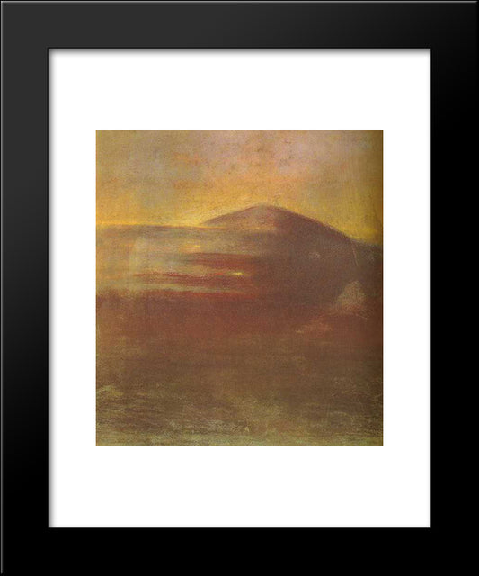 Deluge (Ii) 20x24 Black Modern Wood Framed Art Print Poster by Ciurlionis, Mikalojus