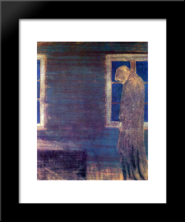 Funeral Symphony (Vii) 20x24 Black Modern Wood Framed Art Print Poster by Ciurlionis, Mikalojus