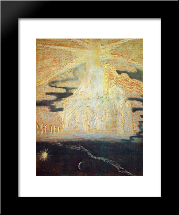 Hymn (Ii) 20x24 Black Modern Wood Framed Art Print Poster by Ciurlionis, Mikalojus