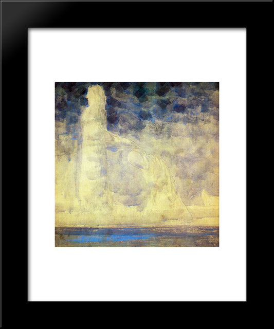 Journey Of The Prince (I) 20x24 Black Modern Wood Framed Art Print Poster by Ciurlionis, Mikalojus