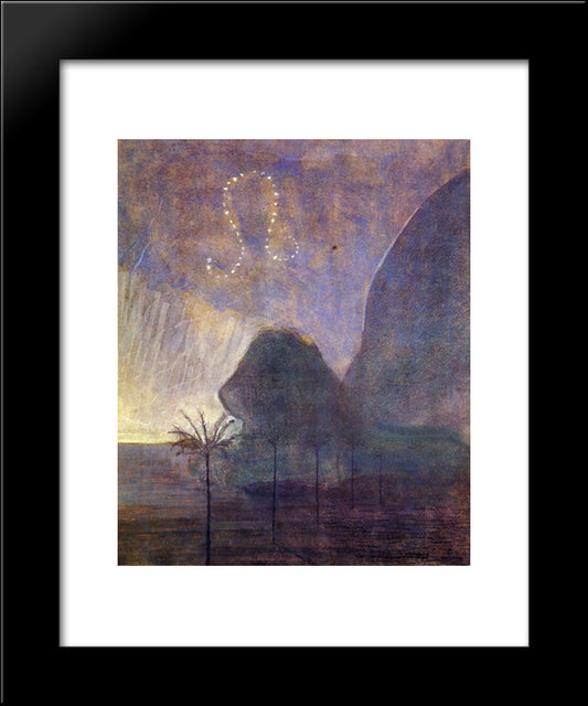 Leo 20x24 Black Modern Wood Framed Art Print Poster by Ciurlionis, Mikalojus