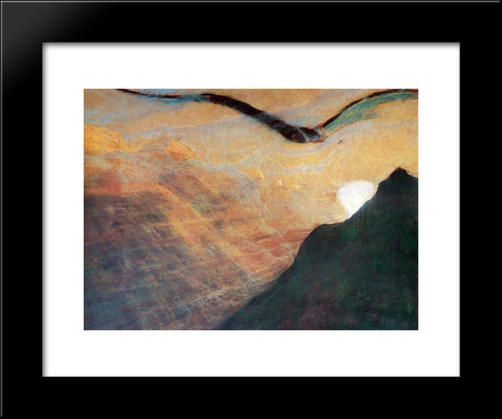 News 20x24 Black Modern Wood Framed Art Print Poster by Ciurlionis, Mikalojus